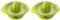 Westmark Presse-Orange/Citron/Lemon avec Récipient, Diamètre : 18,7 cm, Capacité : 0,5 litre, Plastique, Limetta, Vert pomme, 3091227A (Lot de 2)