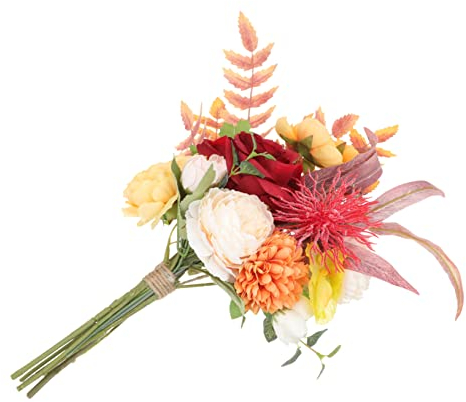 MUCKLILY Künstliche Blumenstrauß Farbenfrohen Seidenblüten Für Hochzeiten Partys Und Heimdekoration Perfektes Material Für Kreative Arrangements