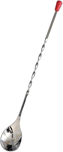 Rattleware 11 Inch Twist Bar Spoon Stainless Steel Cocktail Mixing 12 Pack