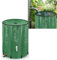LILIIN 750L Regentonne Faltbar Regenwassertonne, Regenwassertank Wassertank Witterungsbeständig Wasserauffangbehälter inkl. UnteremAblauf, 150 Gallonen