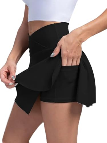 Tennis Rock Damen Sport Skort mit Shorts Laufrock Minirock Tennisrock Hosenrock Sommerrock Skirt Golf Röcke Outdoor Workout Running | SKORTIFY