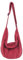 ibalulu Umhängetasche Damen Crossbody Bag, Cord Tasche Handtasche Damen Groß Casual Schultertasche mit Verstellbarer Schultergurt für Schule Büro Arbeit Reisen Ausflug Einkauf (Rot)