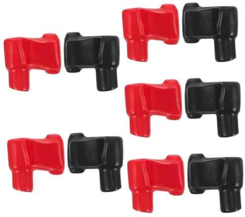 iplusmile 5 Pairs Battery Jacket Car Battery Car Accessory Terminal Covers Battery Terminal Protection Kit Battery Terminal Cover Battery Terminal Protector Cover Battery Cover Replacement