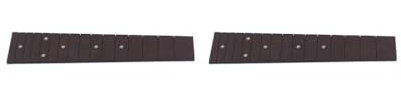 Lot de 2 touches de ukulélé à cordes pour instrument de musique de concert - Pièce de rechange portable de 53,3 cm
