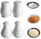 Salz und Pfefferstreuer Set,Counius 4 Stück Salzstreuer,Keramik Salzstreuer Klein,Pfefferstreuer,Gewürzspender Küchenzubehör für Haus, Küche, Restaurant, Esstisch