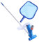 BESPORTBLE 1 Jeu Kit De Nettoyage De Piscine Pompe à Eau Réservoir Équipement De Pêche Chauffage Drain Entretien Mini Professionnel Skimmer pour Piscine Vide Blue Plastique