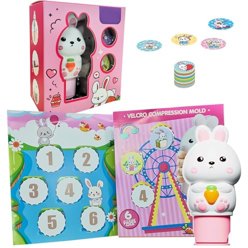 UptVin Sello de Pegatinas,Bloc de Actividades de 7 páginas,600 Pegatinas, Juego de Pegatinas, Juguete de Manualidades para niños,Libro de Pegatinas de 2 a 6 años,Regalo para niños y niñas