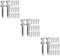 SOIMISS 3 Set Chiodi Scarificatori Per Da Giardino Aeratore Per Prato Traino Spazzatrice Dietro Prato Aeratore Mollette Per Scarpe Aeratore Aerare Metallo Silver 26 Pezzi * 3