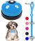 KEXIAVA 2 Pcs Dog Bells Toilet Training Dog Doorbell Dog Training Bell for Puppy Potty Adjustable Strap Dog Door Bell and Communication Device Dog Bell Cat Puppy Interactive Bell (Light Blue)