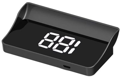 Panneaux D'instruments De Voiture Affichage Tête Haute GPS Compteur De Vitesse Vitesse KMH Projecteur De Pare-brise Numérique Compteur De Vitesse Horloge Jauge Accessoire Électronique Numérique(W1-WHI