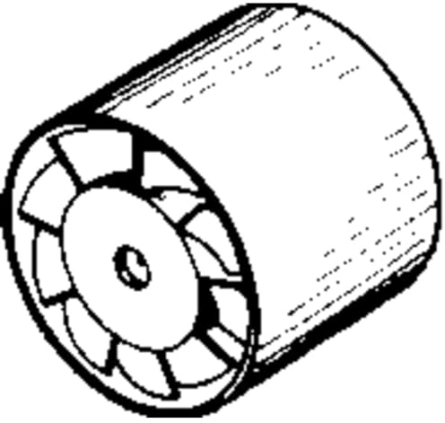 Wallair Rohrventilator Einbauventilator 12V/DC 95m³/h 10cm 20100257