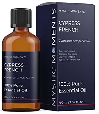 Mystic Moments | Zypresse Französisch ätherisches Öl 100ml - reines und natürliches Öl für Diffusoren, Aromatherapie und Massage -Mischungen veganer GVO -frei