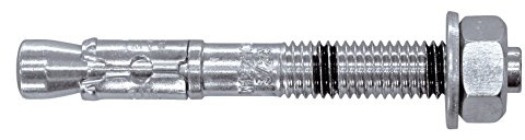 Rawlplug R-XPT-12125 12 x 125 mm M12 Zinc Plated Through Bolt (50 pieces)