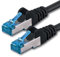 1aTTack.de Câble réseau CAT6a Cat6 Cat6 1,5 m 10 Gbit/s | noir | 1 pièce | CAT 6a | S-FTP | double blindage
