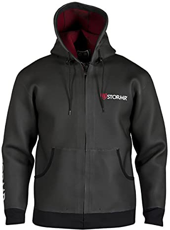 Stormr Swell Neoprene Hoodie, Black, Large