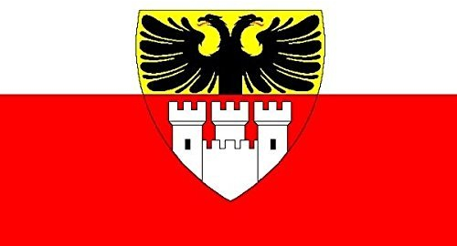 U24 Aufkleber Duisburg Flagge Fahne 15 x 10 cm Autoaufkleber Sticker