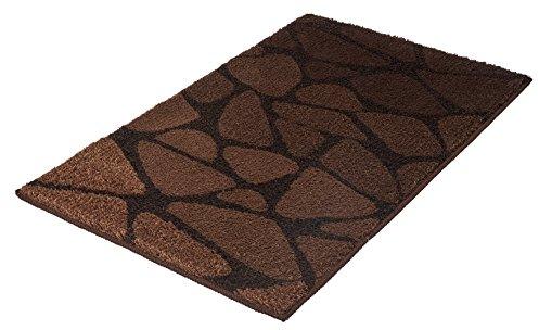 Kleine Wolke Badteppich Inspire, Nussbraun, 70 x 120 cm