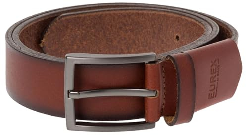 EUREX by Brax Herren Gürtel 50-0660 Gürtel, per pack Orange (cognac 55), 115|#115|#679 (Herstellergröße: 115)