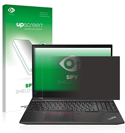 upscreen Anti-Spy Blickschutzfolie für Lenovo ThinkPad T580 15.6 Made in Germany, Privacy Displayschutz-Folie [Sichtschutz, Blaulichtfilter]
