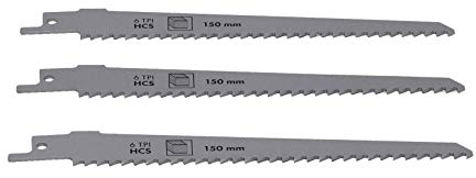 Sägeblatt-Set (4-teilig) zum Sägen von Holz, passend für gartenteile Akku Astsäge AAS 1080