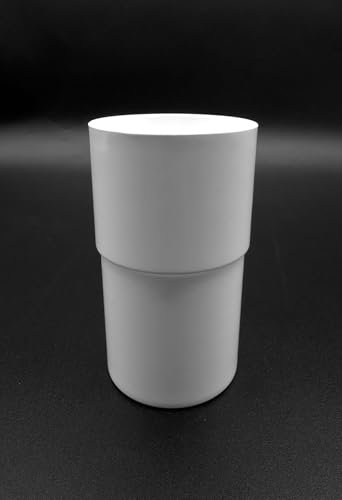 Trinkbecher 180 ml Becher Kunststoffbecher Partybecher Plastikbecher Kinderbecher Tasse, Mehrweggeschirr, Farbe weiß