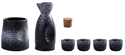 Wine Set Wine Cooler Antique Wine Bottle Hot Wine Hot Pot Ceramic Boiled Wine Set of 6