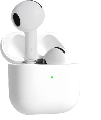 Auriculares Bluetooth Air Buds Pods In-Ear Inalámbricos Bluetooth 5.4 Hi-Fi Sonido estéreo IPX7 Impermeable Auriculares Inalámbricos Control Touch para AirPod iPhone Samsung Huawei Android