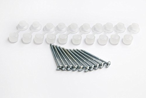 Dachdecker-Schrauben mit Scharnier-Unterlegscheibe, 800 Stück 25,4 x 5,1 cm
