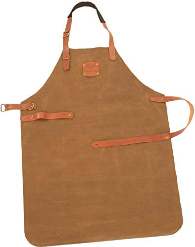 Cuisinova Delantal de cocina Cuero Oxido Marrón 820mm x 600mm x 3mm