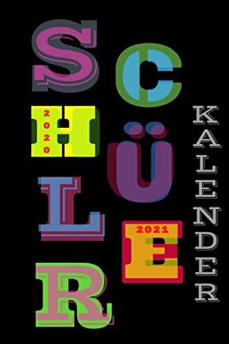 Schülerkalender 2020 / 2021: Hausaufgabenheft vordatiert - Schulplaner für 1 Schuljahr | Terminkalender von August 2020 - Juli 2021 | Wochenplaner - 1 Woche je Seite | A5 Schultimer