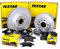 TEXTAR BREMSSCHEIBEN + BELÄGE VORNE + HINTEN BREMSE BREMSENSET VA 288x25mm HA 272x10mm Bitte PR-Nr. beachten