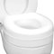 HealthSmart Rialzo rialzato per sedile WC che si adatta alla maggior parte dei WC standard (rotondo) per un maggiore comfort ed elevazione, con cuscinetti antiscivolo, idoneo FSA HSA, 15,7 x 15,2 x