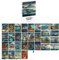 30 Stück 1 Set japanische Landschaft Ukiyoe Postkarten Set Literarische Grußkarten Segen Nachricht Karte Postkarte in Box (Tsuchiya Mitsui)