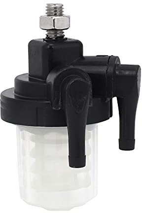 Lesueur Filtro per Motore Fuoribordo Filtro 20 Micrometri Nero e Bianco Compatibile con Moto d'Acqua