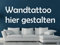 Skins4u Wandtattoo selber gestalten | Wunschtext Wunschaufkleber Sprüche und Zitate selbst gestalten | Wandaufkleber Dekofolie Wandsticker personalisiert auch für Auto & Motorrad selbstklebend