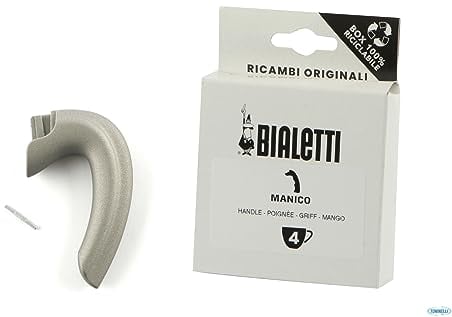 Bialetti 1 HANDLE GREY NEW MOKA INDUCT 4 CUP marca