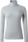 Ladies Polo Roll Neck Tops Long Sleeve Turtle Neck Plain Jumpers for Women Top T Shirts UK Plus Size 8 to 26. Light Grey