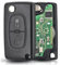 Telecomando Compatibile con Citroen C2 C3 C4 C5 Picasso Peugeot 107 206 207 307 308 406 407 Circuito Elettronico 433 mhz Chip Transponder Duplicato Chiave (SI Supporto Batteria + SI Lama Scanalata)