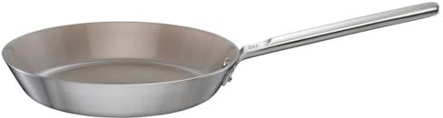 Fiskars Norden Steel Bratpfanne, Ø 26 cm, Für alle Kochfelder geeignet, Mit Antihaftbeschichtung, Edelstahl, 1067632