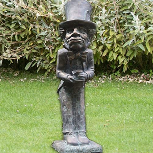 Rianpesn Alice im Wunderland Gartenskulptur Ornament, Kunstharz Outdoor Raupe Figur Geschenke Indoor Outdoor Patio Garten Ornamente
