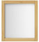 Woodroom Sevilla Spiegel mit Massivholzrahmen eichefarbig lackiert Kiefer massiv 62x70x3 cm Wandspiegel Badezimmerspiegel