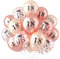 18th Birthday Decorations for Girls, Rose Gold Happy 18th Birthday Balloons for Her, Chrome Rose Gold 18th Birthday Anniversary Party Supplies, 18 Year Old Party Decorations