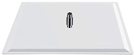 Ejoyous Duschkopf Regendusche 50 x 50 cm, Edelstahl Regenduschkopf Quadratische Kopfbrause Einbauduschköpfe mit Anti-Kalk Düsen Großer Hochdruck Duschkopf, für Badezimmer Zuhause