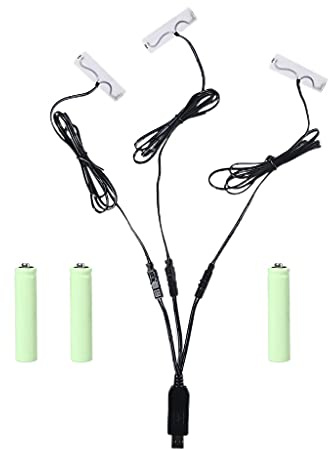 3in1 AA Eliminatore di Batteria USB Alimentatore Sostituire 1-4pcs1.5V AA Batterie per Orologio Fotocamera Gameboy Torcia Radio