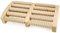 Rouleau de massage des pieds en bois, rouleau de massage des pieds rainuré pour fasciite plantaire, circulation, soulagement de la douleur et soulagement des tensions musculaires, outil de massage