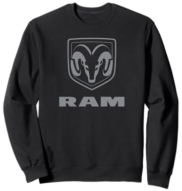 Ram Trucks Logo, Grau Sweatshirt