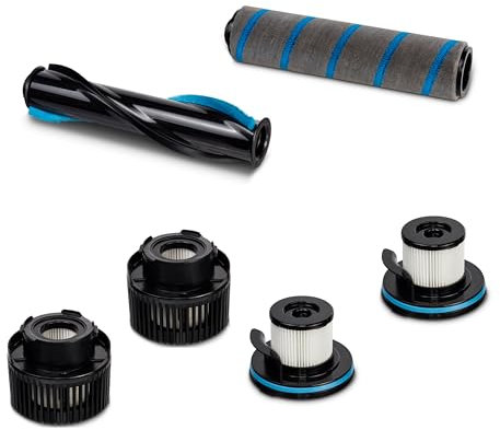 MEDION Zubehör Ersatz für Akku Stabstaubsauger P350 W & P400 W (1x Standardbürste 1x Hartbodenbürste, 2X Außenfilter, 2X Innenfilter)