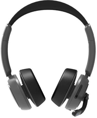 Port Designs Bluetooth Pro USB-a USB-c Stereo Microphone Headset with Charging Base on R 700