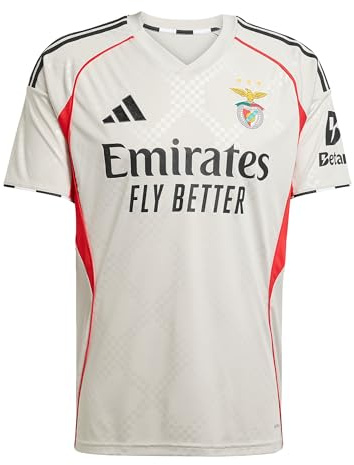 adidas Men's Benfica Lissabon 25/26 Auswärtstrikot Beige L