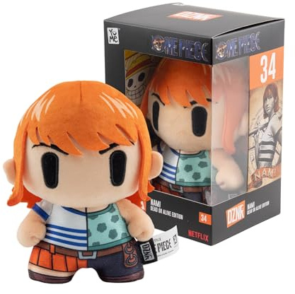YuMe One Piece Netflix DZNR Dead or Alive Edition Nami Plush Toy | Officially Licensed Netflix Merchandise, Part of the One Piece Collection